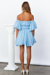 Be Your Baby Doll Dress Blue