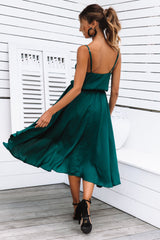 Bayshore Midi Dress Forest Green