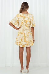 Blooming Till Spring Dress Yellow