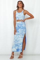 Flash A Smile At Me Maxi Dress Blue