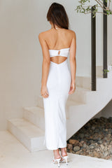 Hot Blooded Maxi Dress White