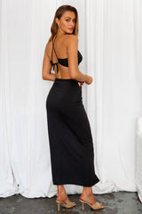 Girl Code Maxi Skirt Black