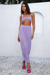 Balancing Act Maxi Skirt Purple