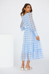 Time Of Fairytales Midi Dress Blue