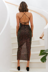 Closer To This Midi Dress Black Sequin