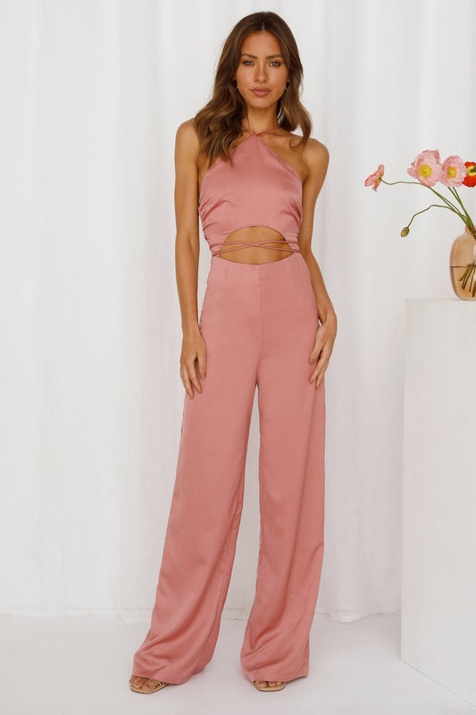 DEAR EMILIA Adrianna Jumpsuit Dusty Rose