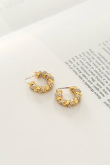 Shine All Night Earrings Gold