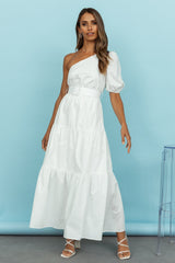 Earthly Situations Maxi Dress White