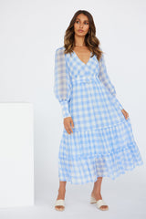 Time Of Fairytales Midi Dress Blue