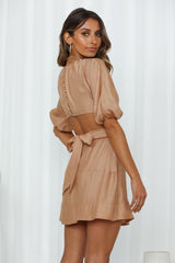 Weekend Away Dress Beige