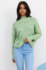 Ascent To Cuteness Knit Jumper Green