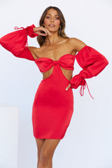 A Different Vibe Dress Red