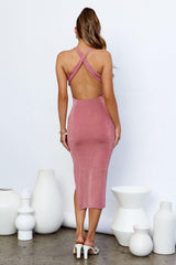 Question Time Maxi Dress Pink