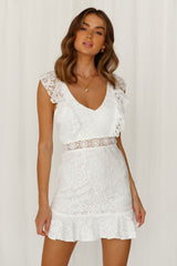 Sending Flirty Texts Dress White