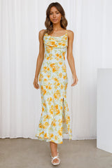 Sing To Me Midi Dress Yellow