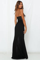 I Come Alive Maxi Dress Black