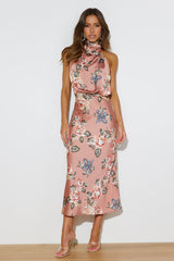 Faking It Maxi Dress PINK MULTI FLORAL