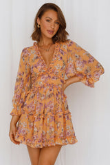 Clique Queen Dress Apricot