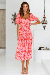 Everything I Dreamed Of Midi Dress Hot Pink