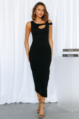 RUNAWAY Lyla Midi Dress Black