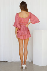 Sirens Calling Romper Blush