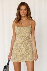 Vibe Check Dress Yellow