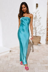 Run To The Top Maxi Dress Turquoise