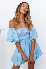 Be Your Baby Doll Dress Blue