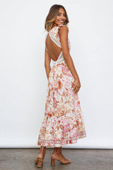 Harbour Side Fun Maxi Dress Pink