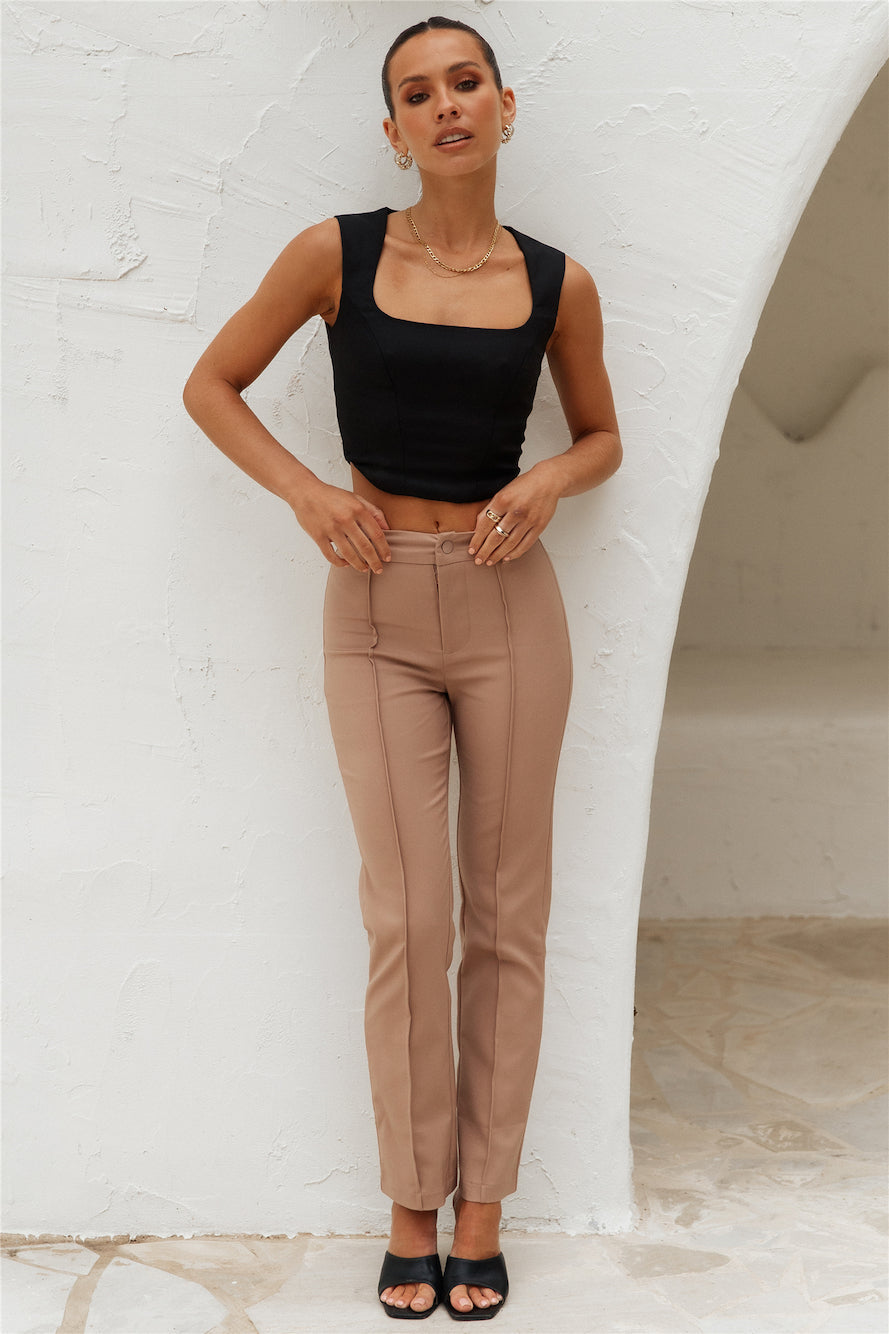 Style Revival Pants Brown