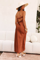 Coolness Calling Maxi Dress Brown