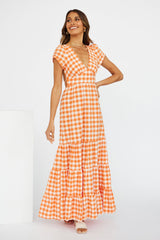 Dreamy Love Maxi Dress Orange