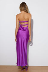 Curious Heart Maxi Dress Purple