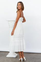 Catch Me By The Sea Maxi Dress White