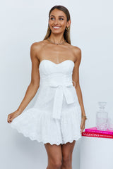 Sweet Carolina Dress White