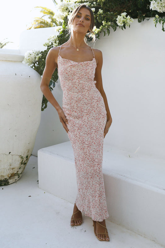 After Dusk Maxi Dress Pink