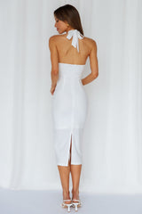 TV On The Weekend Midi Dress White