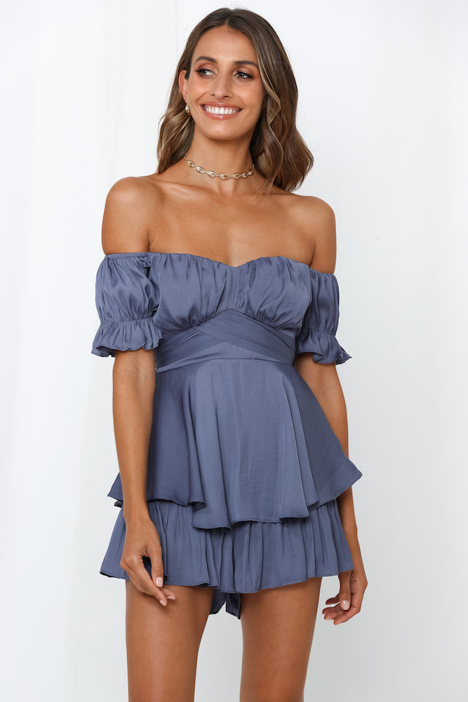 Proper Credit Romper Midnight Blue