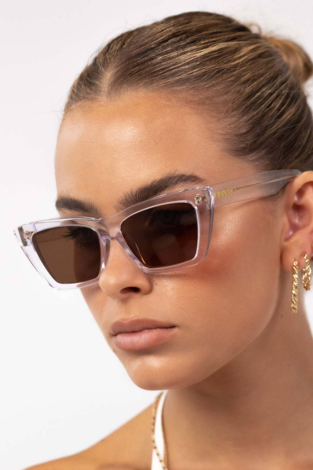 BANBE The Gisele Sunglasses Clear