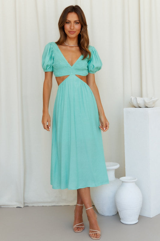 Cute Thang Midi Dress Green