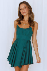 Watch Me Dance Dress Forest Green