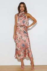 Faking It Maxi Dress PINK MULTI FLORAL