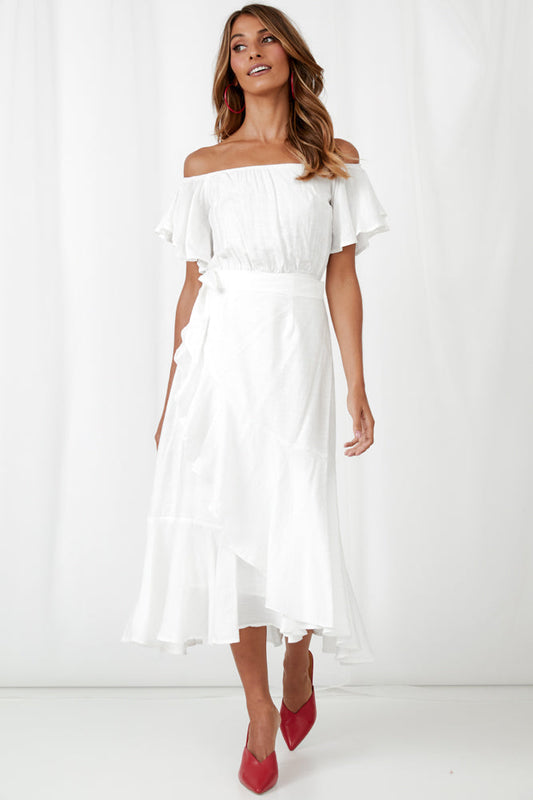 Good As You Midi Dress White