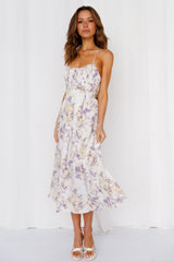 Flow With It Midi Dress Purple