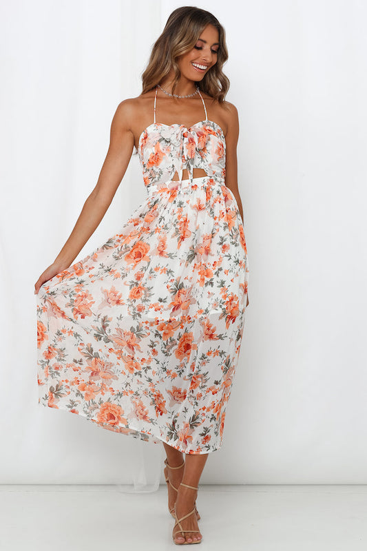 Make No Promises Maxi Dress Orange