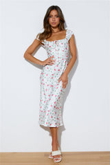 Feel My Rhythm Midi Dress Floral