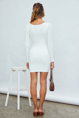 Happy Hour Time Dress White