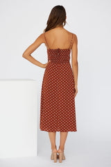 Betty Boop Midi Dress Rust