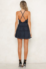 Human Error Dress Navy