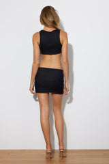 Little Sparkle Crop Top BLACK